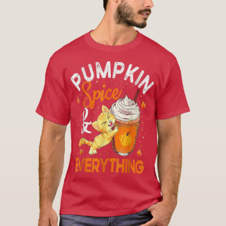 Pumpkin Gewürze alles Katze Lover Niedlich Herbst  T-Shirt