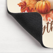 Pumpkin Gewürze alles - Latte & Herbstblätter Mousepad (Ecke)