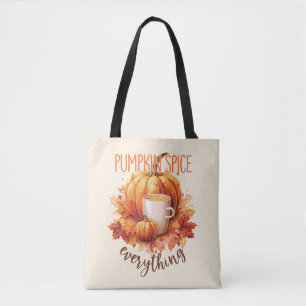 Pumpkin Gewürze alles - Latte & Herbstblätter Tasche