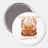 Pumpkin Gewürze alles Nice Pumpkin Gewürz-Kaffee Magnet (Vorderseite/Rückseite)
