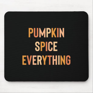 Pumpkin Gewürze Alles Niedliche Fall Regenbogen Mousepad