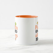 Pumpkin Gewürze alles Nizza Wordart Fall Tasse (Zentrum)