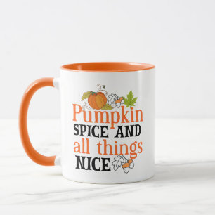 Pumpkin Gewürze alles Nizza Wordart Fall Tasse