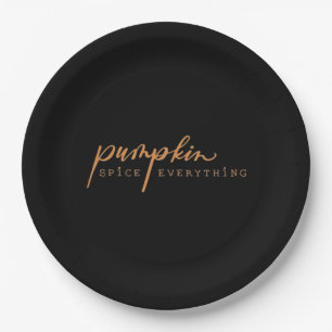 Pumpkin Gewürze alles Wesentliche Funny & Viral D Pappteller