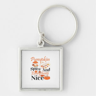 Pumpkin Gewürze und alles Gute Niedlich & Funny Me Schlüsselanhänger