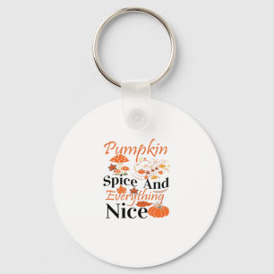 Pumpkin Gewürze und alles Gute Niedlich & Funny Me Schlüsselanhänger