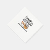 Pumpkin Gewürze und alles Gute Niedlich & Funny Tr Serviette (Ecke)
