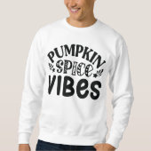 Pumpkin Gewürzflaschen mit Herbstlauben Kürbis Sweatshirt (Vorderseite)