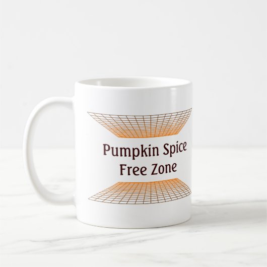 Pumpkin Gewürzfreie Zone Kaffeetasse (Links)