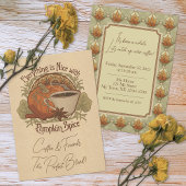 Pumpkin Gewürzkaffee & Freunde Einladung