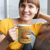 Pumpkin Gewürzkaffee Tasse Herbst Gold Hintergrund