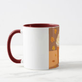 Pumpkin-Gewürzkaffee-Tasse — HerbstHalloween Tasse (Links)