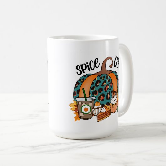 Pumpkin-Gewürzkaffee-Tasse Kaffeetasse (VorderseiteRechts)