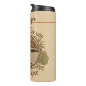 Pumpkin Gewürzkaffee Vintag Vibe Thermosbecher (Nach rechts gedreht)