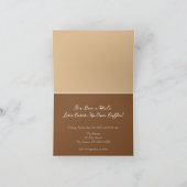 Pumpkin-Gewürzkaffee zusammenbringen Einladung (Innenseite)