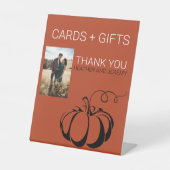 Pumpkin Gewürzkarten und Geschenke Sockelschild (Vorderseite)