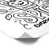 Pumpkin Gewürzkolorierseite Poster (Ecke)