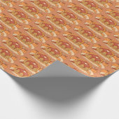 Pumpkin Gewürzkugeln Muster Fall Wrapping Papier Geschenkpapier (Ecke)