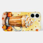 Pumpkin GewürzLatte im Herbst Case-Mate iPhone Hülle (Rückseite (Horizontal))