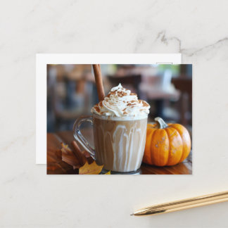 Pumpkin GewürzLatte, Postüberquerung Postkarte