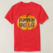 Pumpkin Gewürzleben Herbst Kernkaffee T-Shirt (Design vorne)