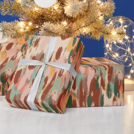 Pumpkin-Gewürzmuster Geschenkpapier (Feiertage)