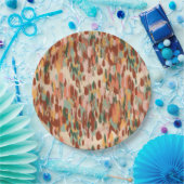 Pumpkin-Gewürzmuster Pappteller (Party)