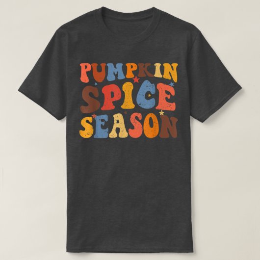 Pumpkin Gewürzsaison Die sonnige Herbstsaison T-Shirt (Design vorne)