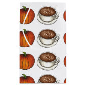 Pumpkin Gewürzsaison Kaffee Latte Herbst Herbst Kleine Geschenktüte (Rückseite)