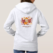 Pumpkin Gewürzsaison - Kaffeedesign im Herbst Hoodie (Rückseite)