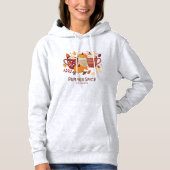 Pumpkin Gewürzsaison - Kaffeedesign im Herbst Hoodie (Vorderseite)