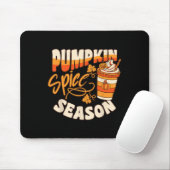 Pumpkin Gewürzsaison Latte Kaffee Herbst Herbstfes Mousepad (Mit Mouse)