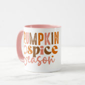 Pumpkin Gewürzsaison Zwei-Tonen-Kaffee-Tasse Tasse (Vorderseite Links)