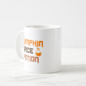 Pumpkin Gewürztrank Funny Halloween Kaffeetasse (Vorderseite Links)