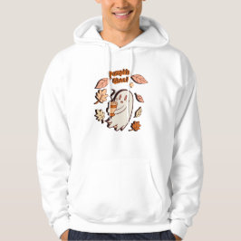 Pumpkin Ghost Autumn Latte Hoodie