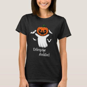 Pumpkin Ghost Enterprise Architecture Halloween Bu T-Shirt