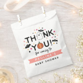 Pumpkin Ghost Pink Halloween Kinderdusche Danke Geschenktütchen (Ausgeschnitten)