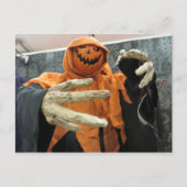 Pumpkin Ghost Postkarte (Vorderseite)