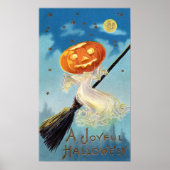 Pumpkin Ghost Witch Poster (Vorne)