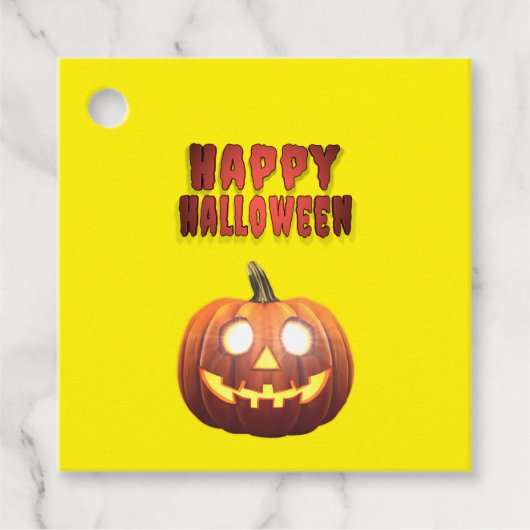 Pumpkin-Gift-Tags Geschenkanhänger (Vorderseite)