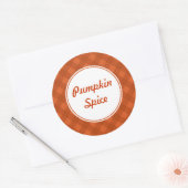 Pumpkin Gingham Sticker (Umschlag)