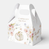 Pumpkin Girl Baby Shower Geschenkschachtel (Rückseite)