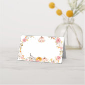 Pumpkin Girl Food Zelt Platzkarte (Vorderseite)