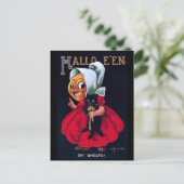 Pumpkin Girl Postkarte (Stehend Vorderseite)