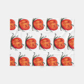 Pumpkin, glückliche Halloween-Decken Fleecedecke (Vorderseite (Horizontal))