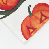 Pumpkin, glückliche Halloween-Decken Fleecedecke (Ecke)