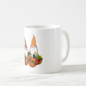 Pumpkin Gnomes Herbst Niedliches Halloween Kaffeetasse (VorderseiteRechts)