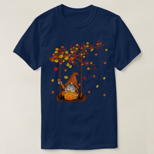 Pumpkin Gnomes Herbst Niedliches Halloween Thanksg T-Shirt (Design vorne)