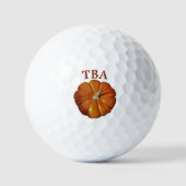 Pumpkin Golf Balls Golfball (Vorderseite)