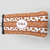Pumpkin Golf Putter Cover Headcover (Vorderseite)